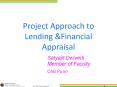 Project Approach to Lending PowerPoint PPT Presentation