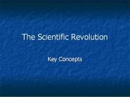 The Scientific Revolution