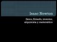 Isaac Newton PowerPoint PPT Presentation