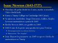 Isaac Newton (1643-1727) PowerPoint PPT Presentation