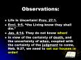Observations: PowerPoint PPT Presentation