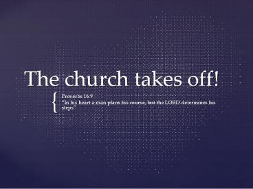 The church takes off!