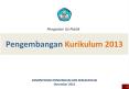 Pengembangan Kurikulum 2013 PowerPoint PPT Presentation