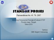 STANDAR PROSES