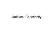 Judaism, Christianity