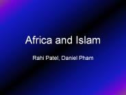 Africa and Islam