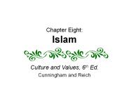 Chapter Eight: Islam