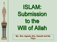 Islam-Submission to Allah PowerPoint PPT Presentation