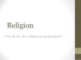 Religion PowerPoint PPT Presentation