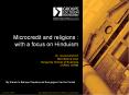 Microcredit and religions : with a focus on Hinduism PowerPoint PPT Presentation