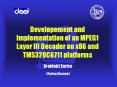 Developement and Implementation of an MPEG1 Layer III Decoder on x86 and TMS320C6711 platforms PowerPoint PPT Presentation