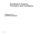 Distributed Systems