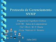 Protocolo de Gerenciamento SNMP