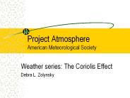 Project Atmosphere American Meteorological Society