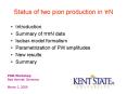 Status of two pion production in pN PowerPoint PPT Presentation