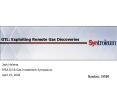 GTL: Exploiting Remote Gas Discoveries PowerPoint PPT Presentation