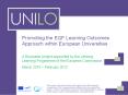 Promoting the EQF Learning Outcomes Approach within European Universities PowerPoint PPT Presentation