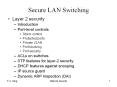Secure LAN Switching PowerPoint PPT Presentation
