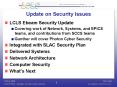 Update on Security Issues PowerPoint PPT Presentation