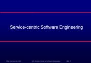 Service-centric Software Engineering