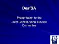DeafSA PowerPoint PPT Presentation