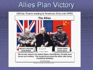 Allies Plan Victory