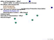 Chart: Rise of ImmigrantsNotes: US Govt regulates
