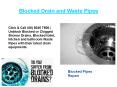 Blocked Pipes Repair PowerPoint PPT Presentation