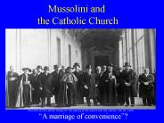 Mussolini and the Catholic Church