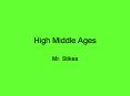 High Middle Ages PowerPoint PPT Presentation