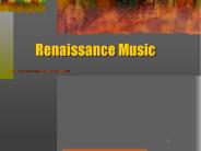 Renaissance Music