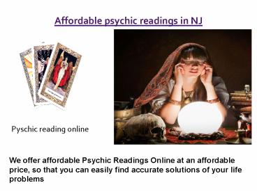 Psychic Readings in NJ