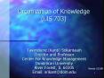 Organization of Knowledge (LIS 703) PowerPoint PPT Presentation