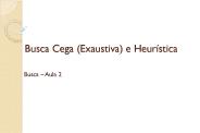 Busca Cega (Exaustiva) e Heur