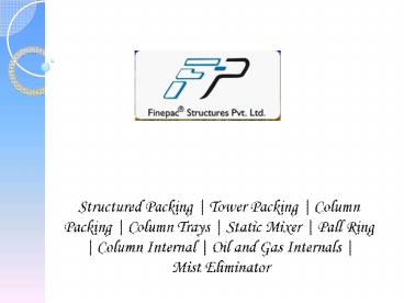 Column Internal Manufacturers | Suppliers India