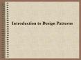 Introduction to Design Patterns PowerPoint PPT Presentation