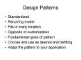 Design Patterns PowerPoint PPT Presentation