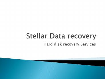 Hard Disk Recovery Services
