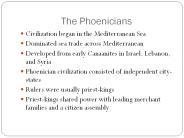 The Phoenicians