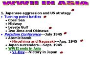 1. Japanese aggression and US strategy