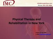 Physical Therapy and Rehabilitation in New York