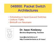 048866: Packet Switch Architectures