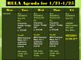 RELA Agenda for 1/21-1/25 PowerPoint PPT Presentation