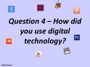 Evaluation Question 4