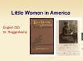 Little Women in America PowerPoint PPT Presentation