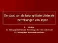 De staat van de belangrijkste bilaterale betrekkingen van Japan PowerPoint PPT Presentation