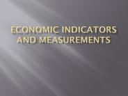 Economic Indicators and Measurements