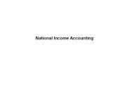 National Income Accounting
