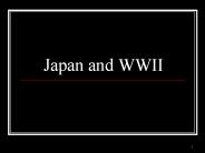 Japan and WWII