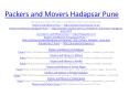 Packers and Movers Hadapsar pune list PowerPoint PPT Presentation